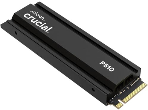 Crucial SSD P510 2TB PCie 5.0 NVMe w/Heatsink