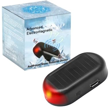 Dispositivo anticongelante electromagnético avanzado para eliminar la nieve, soluciones eficientes de deshielo y descongelación de ventanas de coche (2 piezas)