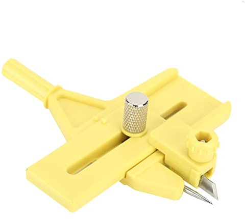 Fafeims Taglierina a Compasso di Alta qualità per Tagli di Precisione con Raggio di 1,5-50 Mm, Strumento da Taglio Stabile e Conveniente per Progetti di Artigianato Domestico, 1 Taglierina