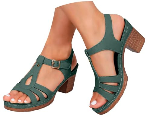 Générique Sandales Femme D'été Structure Bout Ouvert Revêtement Segmenté Semelle Talon Texturé Souplesse Marche Urbaine Résistante À L Usure Antidérapante Bout Ouvert Mules