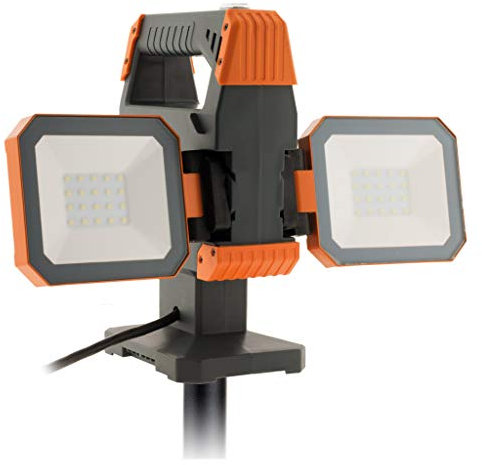 Zenitech Projecteur de chantier sur trépied 2x15W 2500lm IP54