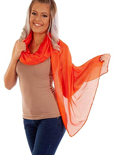DOLCE ABBRACCIO PPIMA DONNA Damen Schal & Stola Seidenoptik 190 × 85 cm | Edle Seidenoptik mit feiner Leinenstruktur | weich fließendes Material | Eleganter Schal & festliche Stola | 100% Polyester