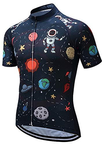 Radtrikot Herren Kurzarm Kariertes Fahrradtrikot Rennrad Trikot Sommer Fahrrad Shirt Buntes Mountainbike Radfahren Trikots