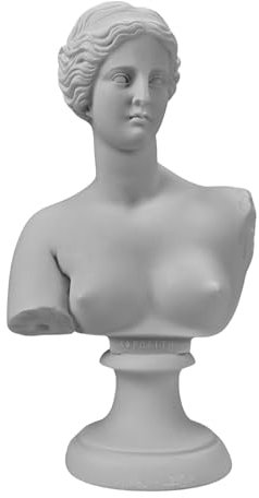 Dea Afrodite Venere Testa Busto Greca Statua Scultura in Marmo Cast Copy