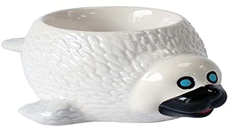 Crockery Critters Coquetier - Phoque de Deluxebase - Joli animal en céramique en forme de coquetier pour enfants et adultes.