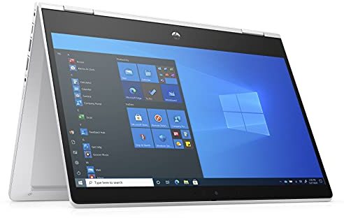 HP ProBook 435 G8 x360 2-in-1 Laptop 13,3 Zoll Full HD Touch Display, AMD Ryzen 7 5800U, 16GB DDR4 RAM, 512GB SSD, Windows 10 Pro, QWERTZ Tastatur, Silber