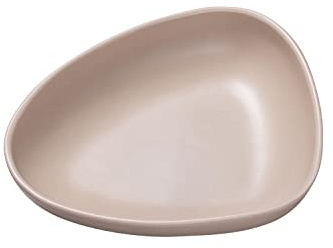 LindDNA Curve 991431 - Piatto fondo in gres color sabbia, dimensioni: 22 x 19 x 5 cm