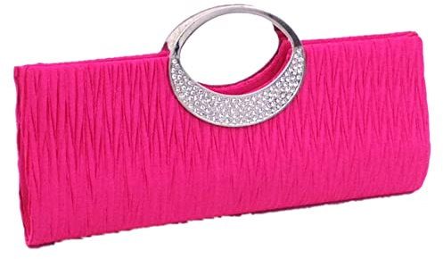 Fioeyr Womens Clutch Bag Tote Bag Ladies Crystal Diamante Clutch Purse Bridal Wedding Evening Party Handbag Black White Silver Wallet