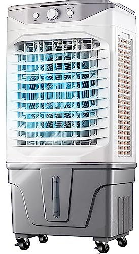 PINNKL Enfriador de Ventilador de Fuerza Industrial para Comercial, Oficina, Hogar, Enfriador de Aire por Evaporación, 3 Velocidades de Viento