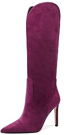 QUEEN HELENA Stivali con Tacco a Spilolo Scamosciati Donna K3282