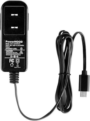 PowerHOOD 5V USB C Wall Charger Compatible with Positive Grid Spark Mini 10-Watt Portable Smart Guitar Amp Bluetooth Speaker Type-C Fast Charging Power Supply Cord Charger Cable PSU Mains