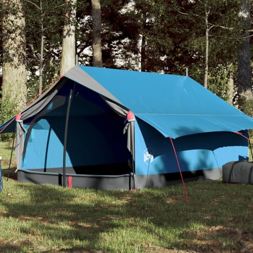ZEYUAN Campingzelt 2 Personen Blau 193x122x96 cm 185T TAFT, Caming Zelt, Camping Markise Zelt, Camping Tents, Camping-Zelt - 94360