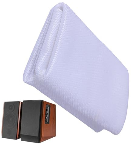 Anulely Tissu pour haut-parleur, tissu de grille de haut-parleur, chiffon de barbecue multi-usage, étanche à la poussière, chiffon de protection doux pour haut-parleur, chiffon de boîte stéréo pour