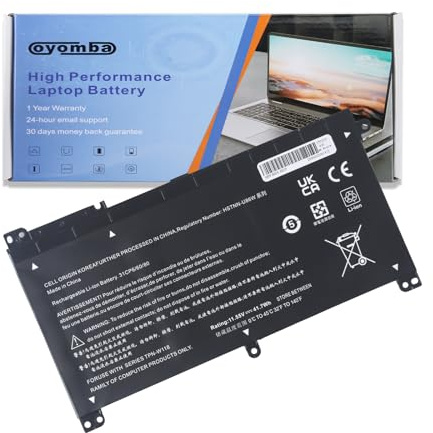 Oyomba BK03XL 916366-421 Laptop Akku für HP Pavilion 14-BA000 14M-BA000 14-ba1xx 14-ba2xx 14-ba006ng 14-ba011ng HSTNN-LB7S TPN-W125 916811-855