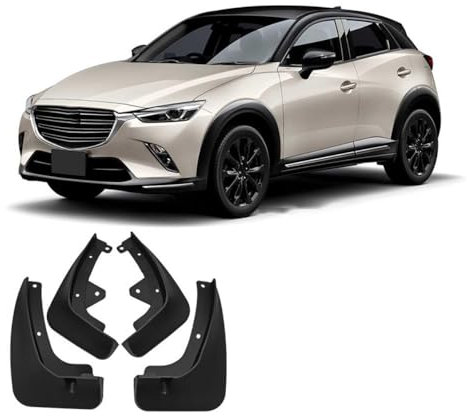 Bqieai 4PCS Auto Vorne Hinten Schmutzfänger, Für Mazda CX-3 2015-2021 Rad Spritzschutz Kotflügel Staubdicht Schlamm Klappen Car Styling Zubehör