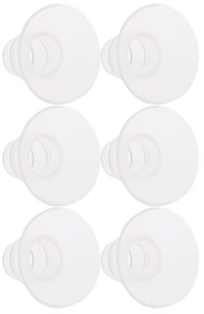 6 Stück Elektrische Flanscheinsatz Milchpumpe Shield Konverter Flanscheinsatz Milchpumpe Teil & Zubehör 17 mm Flanscheinsätze Flanscheinsätze