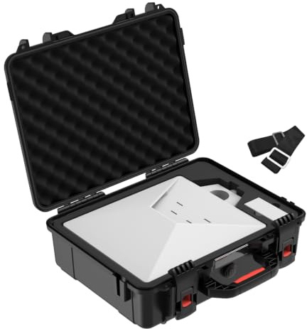 MEKEET Starlink Mini Case, Waterproof Hard case Fits Star Link Mini Dish, Portable Shoulder Dual Carry Options with Precision Cut Foam For Starlink Accessories,Ideal for Travel and Camping