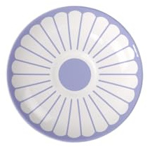 Villeroy & Boch - Fleur bleu Espresso-Untertasse blau, Spülmaschinenfest, Mikrowellensicher, Porzellan-Untersetzer für Espressotasse, Kleiner Servierteller, Unterteller Blumenmuster, Premium Porzellan