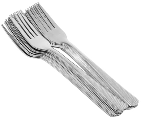 Alipis 24pcs Sturdy Salad Servers Fork Fruit Forks Cake for Cooking Desserts Parties