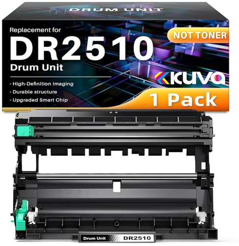 Kuva DR2510 Drum Unit Compatible for Brother DR-2510 for HL-L2400DW HL-L2445DW DCP-L2660DW DCP-2620DW MFC-L2800DW MFC-L2860DW (1-Pack)