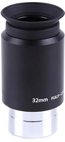Illkjasfc Leichtes Plossl 32 mm Okular PL32 Objektiv 31,7 mm für komfortable Beobachtungen mit großer Distanz, einfache Wartung