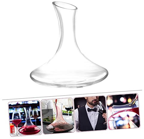 Hemobllo Decantador De Vino Profesional Para Botella Decantador De Cristal Transparente