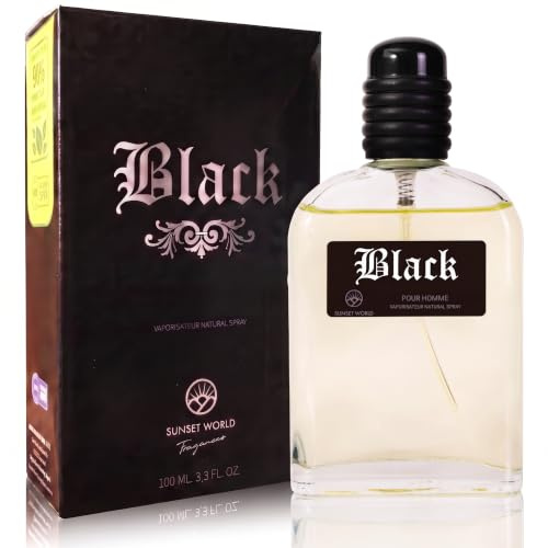 Black - Compatible avec Black XS. Eau De Cologne Intense 100 ml, Parfum Pheromone pour Homme, Parfum Generique