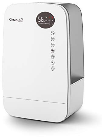 Humidificador 3 en 1 con ionizador, lámpara UVC y aromaterapia Clean Air Optima CA-607W – Adecuado para habitaciones pequeñas y grandes de hasta 65 m²/160 m³ aprox