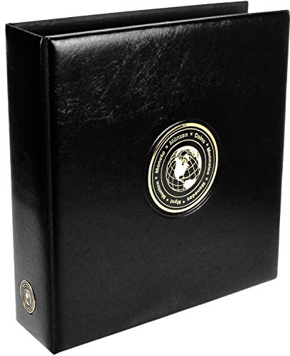 SAFE 7365 Münzen Sammelalbum aller Länder MAXI + 8 Münzblättern (je 2 x Nr. 7391 bis 7394) I Universal Münzsammelalbum für die Aufbewahrung Ihrer Coin Collection