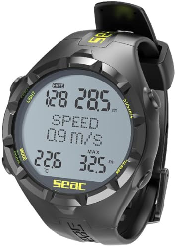 SEAC Apnea HR Freitauchcomputer schwarz gelb