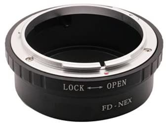 FD-NEX Objektivadapter für Objektiv kompatibel mit Canon FD oder FL auf Körper kompatibel mit Sony NEX E-MOUNT