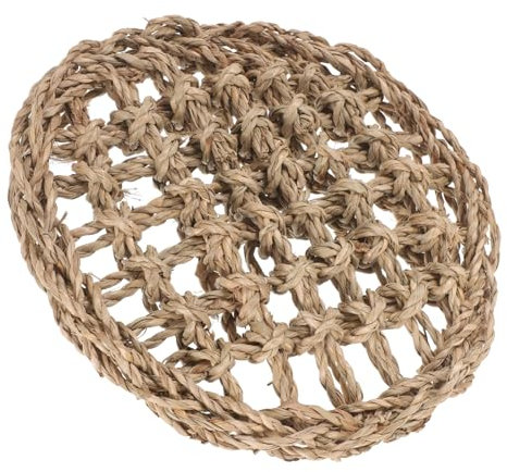 Happyyami Bearded Dragons Lounge Klettermatte Für Reptilien Runde Geflochtene Lizard Nest Mat Für Echsen Schlangen Iguanas Und Geckos Sicherer Schlafplatz Und Spielbereich