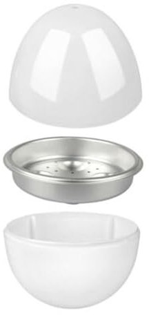 fayarrd Cuocere per uova, forno a microonde, vaporizzatore per uova in camicia, 4 capacità, cuociuova a di , cuociuova nel forno a microonde per colazione