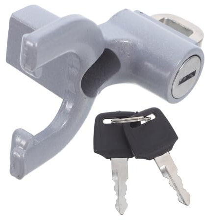 Zerodeko Candado para Casco De Motocicleta con Abrazadera Antirrobo Seguro para Tubo De Manillar para Bicicletas Eléctricas y Scooters