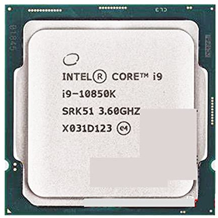 N I c I9-10850K I9 10850K 3.6 GHz Ten Cores-Core 20-Thread CPU Processor L3=20M 125W LGA 1200
