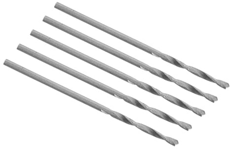 ENT 50010 HSS-G Holzspiralbohrer Ø 1,0 mm in der 5er Packung geschliffener HSS Holzbohrer