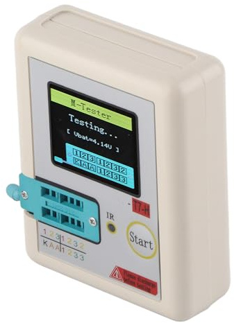 Tester Multifunzione Transistor Tester TFT TC1 per Diodo Triodo Condensatore Resistenza Transistor NPN PNP MOSFET LW21