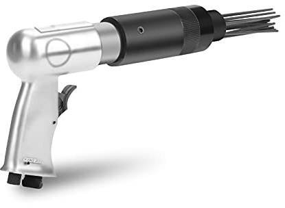 Cocoarm Nadelentroster Druckluft 19 Nadeln Entroster Nadelpistole Rostentferner Lange 340 mm 3000 Schläge pro Minute Ergonomischer Pistolengriff