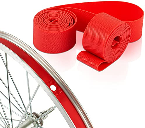 PSLER 18mm Bike Rim Tape 2-Pack, PVC Liner for Road Gravel Slim 29 Rims/700C