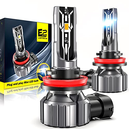 H8 H9 H11 LED Headlight Bulbs Canbus Error Free 12V 70W 12000Lumens | 360 Degree Adjustable Beam Lamps, IP67 Waterproof, Auto Car Headlight Conversion Kit, Pack of 2