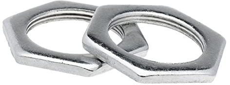 EIFINE 20 Stück M6 M8 M10 M12 M14 M16 M18 Dünne Sechskantmutter Feingewinde Gb808 Kleine Sechskant-Flachmutter Kohlenstoffstahl-Hardware-Verschluss (Size : M8)