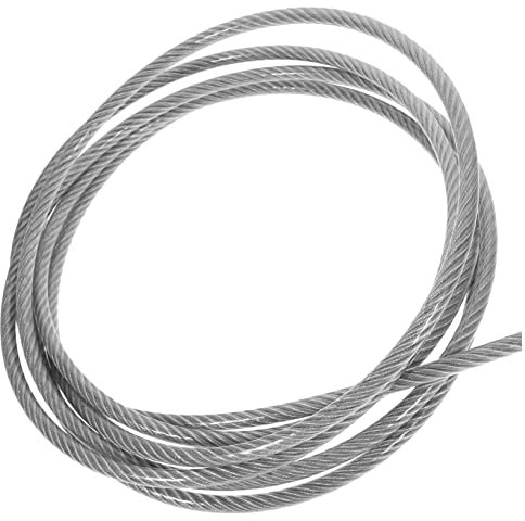 iplusmile Beschichtetes Stahlkabel Edelstahldrahtseil Ummantelt Kabel Für Wäscheleinen Und Geländerprojekte Robust Und Korrosionsbeständig