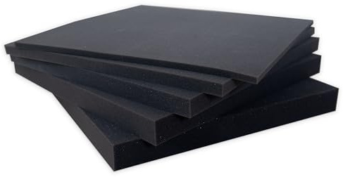 MyKeyHome Pannello in Poliuretano Espanso, Seduta in Gommapiuma, Imbottitura Adatta per Divani, Panche, Cuscini e Sedute Pallet (80x120x5 (Pacco da 1))