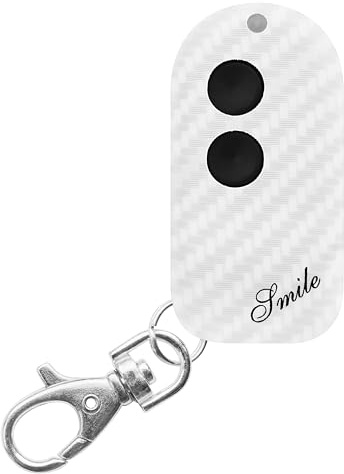 Smile C Rolling code + Codice fisso 433Mhz, Mini telecomando universale apricancello autoapprendente programmabile, 2 pulsanti compatibile - leggi compatibilita in descrizione