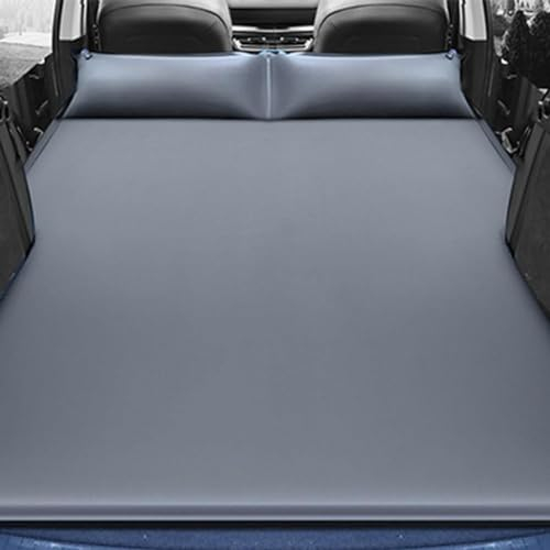 Auto Luftmatratze für BMW 3 Series E36 E46 E90 E91 E92 E93 F30 F31 F34, Autobett Reisen Camping Aufblasbare Matratze Rückbank Tragbare Kissen Luftpumpe Tragbar Schlafen,Grey