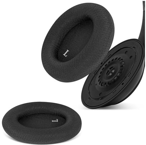 Geekria SNAP Kit di sostituzione dei cuscinetti per cuffie Beats Studio Pro, cuscinetti magnetici Easy-Switch, sostituisce i cuscinetti in pochi secondi, parti di riparazione (tessuto a rete)