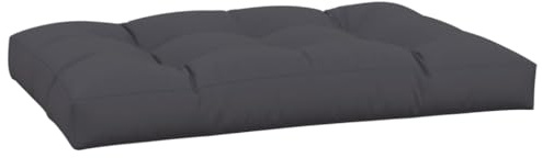 vidaXL Palettenkissen Anthrazit 120x80x12 cm Stoff