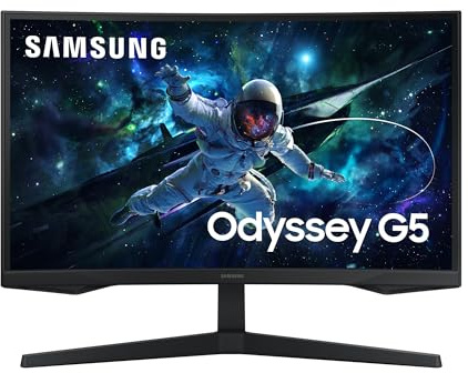 MONITOR GAMING ODYSSEY G5 - G55C 27 SAMSUNG LS27CG554EUXEN QHD CURVO 165 HZ 1 MS HDR10 HDMI (Ricondizionato)