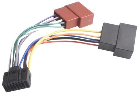 cablaggio dell'autoradio Cablaggio radio stereo for auto a 16 pin ISO, for KENWOOD, for radio a connettore di cablaggio adattatore for autoradio ISO Radio Play