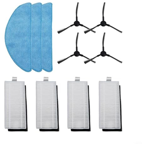 Ersatzteile für Tesvor S7 Pro 5 Filter, 8 Bürsten, 6 Wischtücher (B)